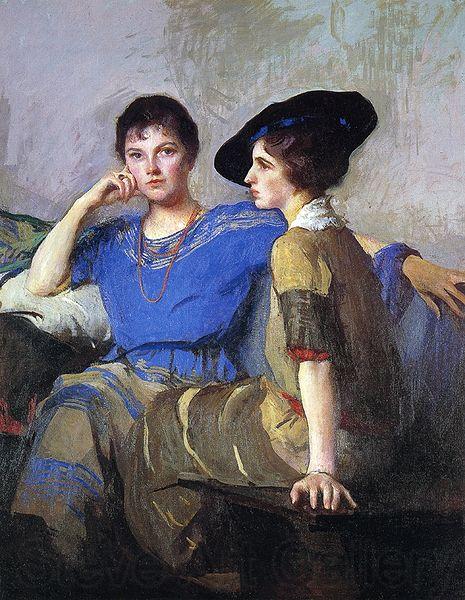 Edmund Charles Tarbell Sisters Spain oil painting art
